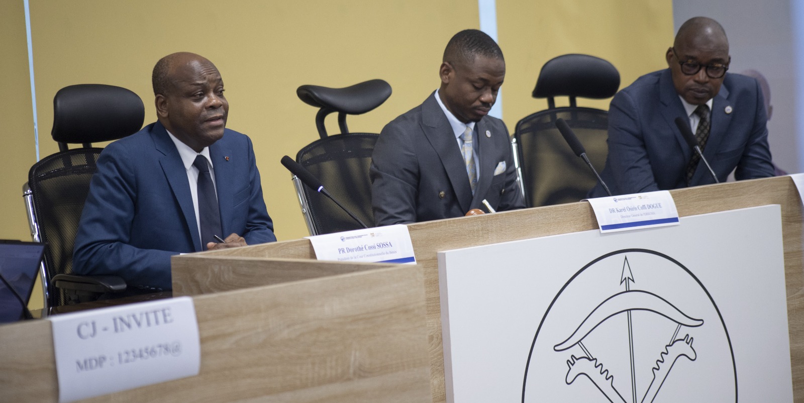 SAAJIC / Colloque international à Cotonou : le Président Dorothé SOSSA évoque la place de la justice étatique dans la promotion des MARD